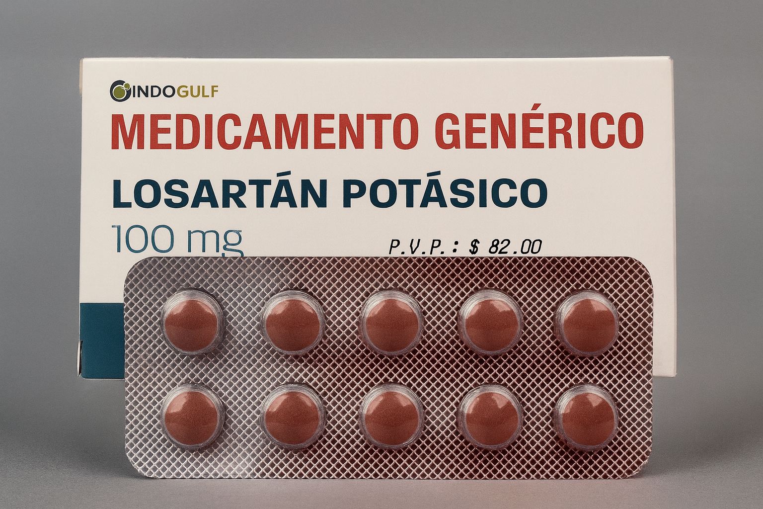 LOSARTÁN POTÁSICO 100 MG